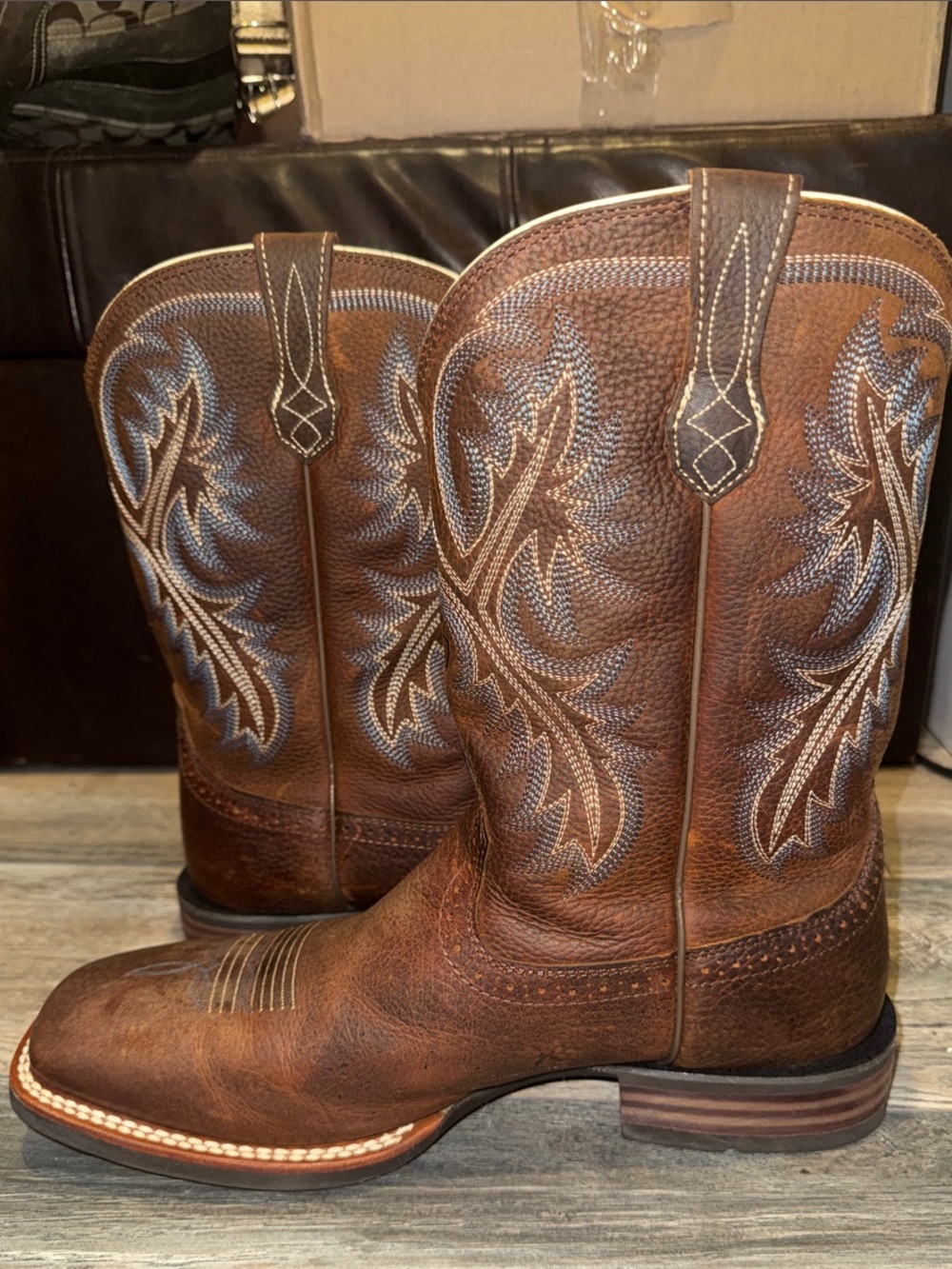 Ariat Men’s QuickDraw Performance Western Boots Size 13D 
Broad Square Toe